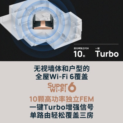 TP-LINK【飞流系列】AX10200三频千兆无线路由器WiFi6智能游戏路由 XTR10280易展Turbo版古铜金a31