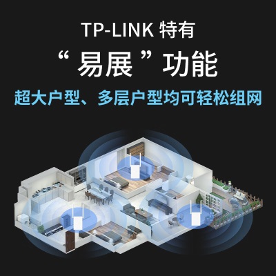 TP-LINK AX3000双频千兆WiFi6 子路由 无线路由器 信号扩展 Mesh易展 墙面路由信号放大器a31