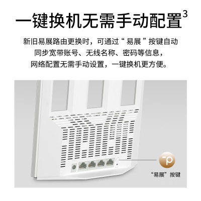 TP-LINK 双千兆AX1500无线WiFi6路由器 5G双频 易展Mesh 高速穿墙家用窗路由 儿童上网管控a31