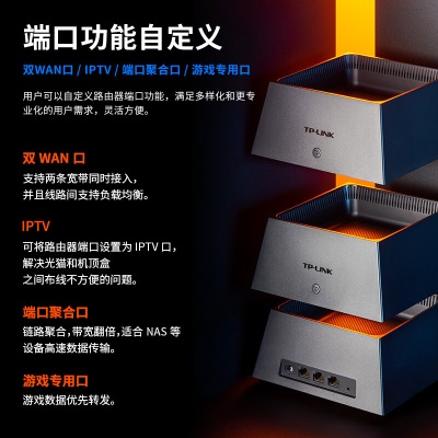 TP-LINK 全屋WiFi6 子母路由器 分布式三只装K50 千兆无线双频 大户型易展Mesh 替代ap 无缝漫游a31