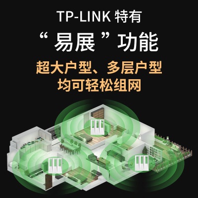 TP-LINK 双千兆AX1500无线WiFi6路由器 5G双频 易展Mesh 高速穿墙家用窗路由 儿童上网管控a31