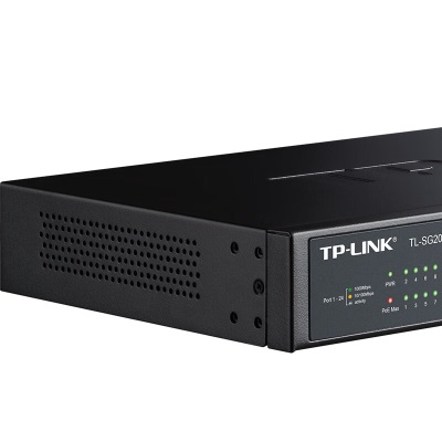 TP-LINK24口千兆POE供电交换机TL-SG2024MP企业级网络摄像头专用安防监控网线分线器a31