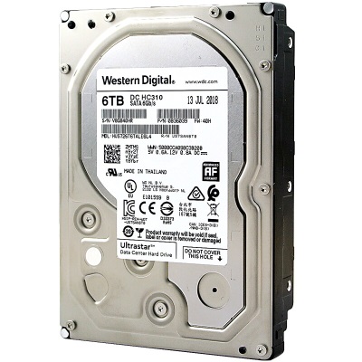 西部数据 企业级硬盘 Ultrastar DC HC310 SATA 6TB 7200转 256MBa36