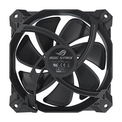 华硕 ASUS ROG STRIX 风神XF120风扇 (黑色12cm机箱散热风扇/磁悬浮轴/CPU风扇/冷排散热/4pina34