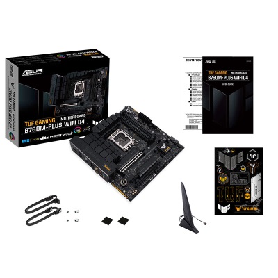 华硕（ASUS）TUF GAMING B760M-PLUS WIFI D4 重炮手主板 支持 CPU 13600KF/13400F（Intel B760/LGAa34