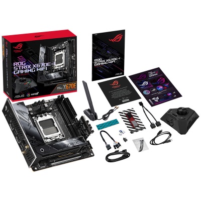 ROG STRIX X670E-I GAMING WIFI主板 支持 CPU 7950X3D/7900X3D/7800X3D (AMD X670E/socketa34