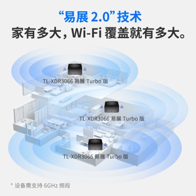 TP-LINK【大道系列】 AX3000双频千兆无线路由器 WiFi6游戏路由 Mesh XDR3066易展Turbo版a31