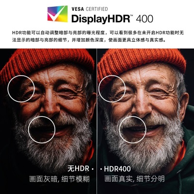 优派 27英寸显示器 4K超高清 IPS HDR400 120%sRGB 旋转升降可壁挂办公a37