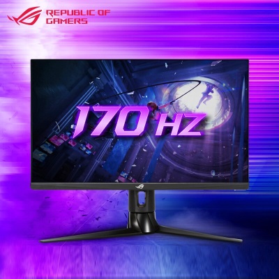 华硕ROG 27英寸电竞显示器游戏2K Fast IPS 1ms灰阶超频170Hz G-SYNC兼容HDR400旋转升降a34