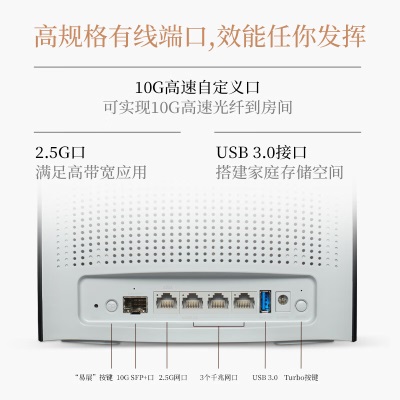 TP-LINK【全屋WiFi套装】盛世AX6600三频WiFi6 无线路由器 分布式全屋覆盖组网套装（10G口）（两只装）a31