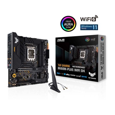 华硕（ASUS）TUF GAMING B660M-PLUS WIFI D4重炮手主板 支持 CPU 12700/12400F（Intel B660/LGAa34