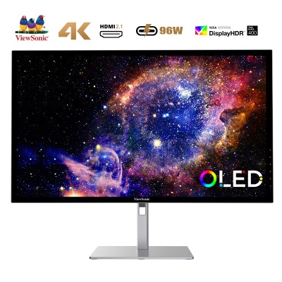 优派27英寸4K OLED 0.1ms HDR400 10bit Type-C96W 99%P3 PIP/PBPa37