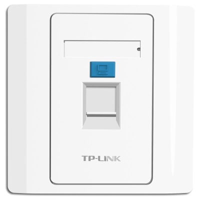 TP-LINK TL-EF001 单口信息面板  86型工程级电脑光纤宽带网线网络墙壁插座开关空板a31