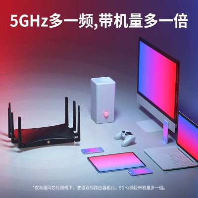 TP-LINK AX8400三频千兆无线路由器WiFi6 XTR8488易展Turbo版 双2.5G网口 电竞级游戏加速a31