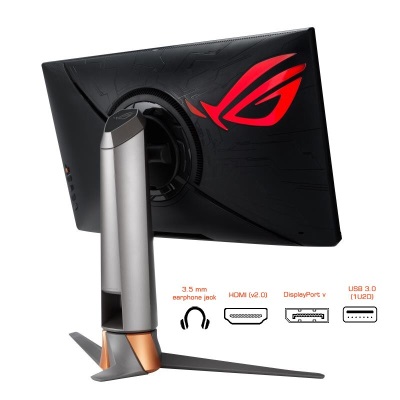 华硕 玩家国度ROG 24.5英寸电竞显示器 原生360Hz F-IPS HDR NVidia延迟分析器 C型夹钳 PG259QNR超梦 25a34