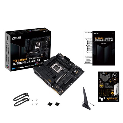 华硕（ASUS）TUF GAMING B760M-PLUS WIFI重炮手主板 支持DDR5  CPU 13600KF/13400F（Intel B760/LGAa34