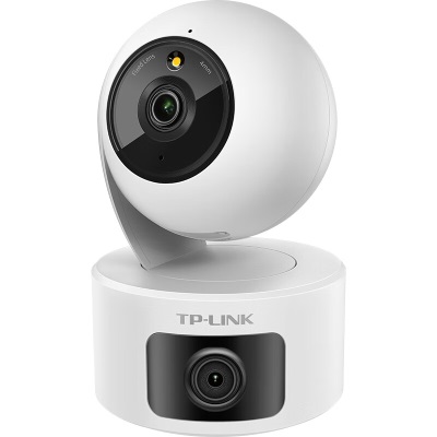 TP-LINK 双摄全彩300万2K摄像头家用监控器360全景无线家庭室内tplink可对话网络手机远程门口IPC43AWa31