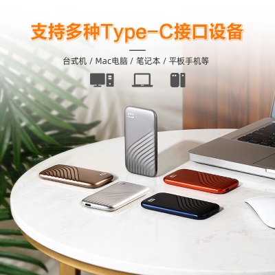 西部数据(WD)1TB NVMe 移动固态硬盘（PSSD）My Passport随行SSD type-c接口a36