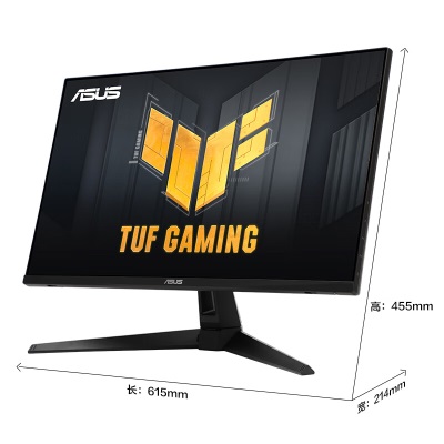 华硕TUF VG27AQ3A 27英寸游戏2K显示器Fast IPS超频180Hz G-sync兼容a34