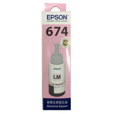 爱普生（Epson）T6746浅洋红色墨水补充装a39