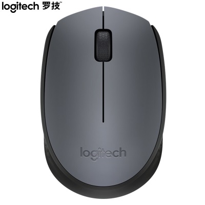 罗技（Logitech）M170鼠标 无线鼠标 办公鼠标 对称鼠标 灰色a41