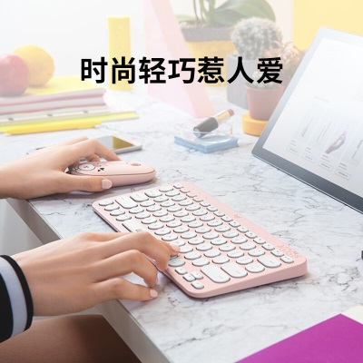 罗技（Logitech）LOGITECH PEBBLE无线蓝牙鼠标  静音鼠标 LINEa41