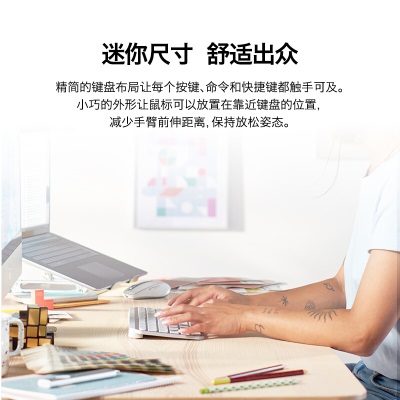 罗技（Logitech）MX Keys Mini 简约无线蓝牙 高端办公键盘 背光时尚 超薄便携a41