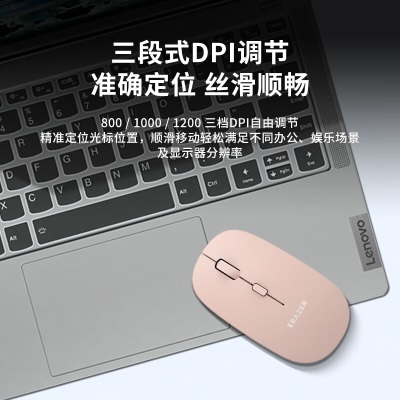 联想（Lenovo）异能者 无线鼠标 家用商务办公 笔记本台式机 USB接口 即插即用 鼠标无线a38