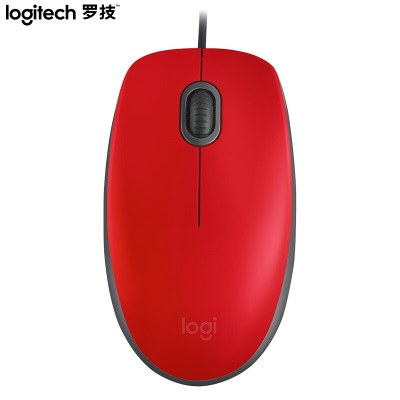 罗技（Logitech）M110 鼠标 有线鼠标 办公鼠标 轻音鼠标 对称鼠标a41