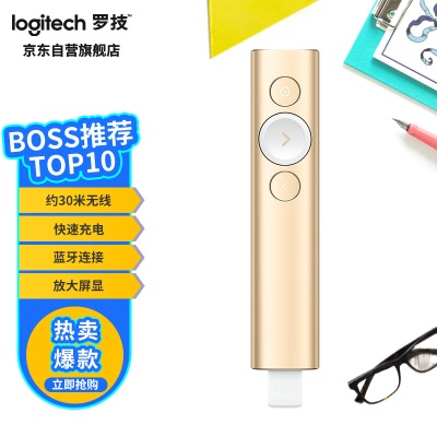 罗技（Logitech）R800 无线演示器 ppt翻页笔a41