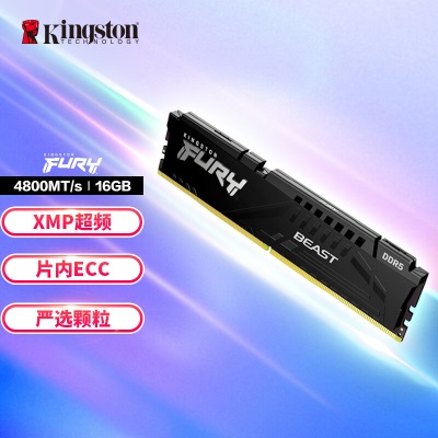 金士顿 (Kingston) FURY 16GB DDR5 6000 台式机内存条 Beast野兽系列a43