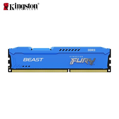 金士顿 (Kingston) FURY 8GB DDR3 1600 台式机内存条 Beast野兽系列 黑色a43