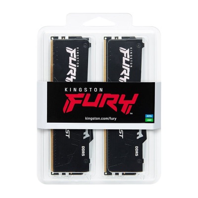 金士顿 (Kingston) FURY 16GB(8G×2)套装 DDR5 5600 台式机内存条 Beast野兽系列a43