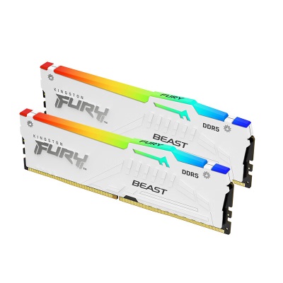 金士顿 (Kingston) FURY 32GB(16G×2)套装 DDR5 6000 台式机内存条 Beast野兽系列 RGB灯条a43