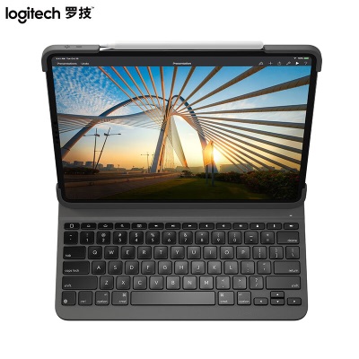 罗技（Logitech） Combo Touch ipad键盘保护套 妙控键盘 配备触控板键盘a41