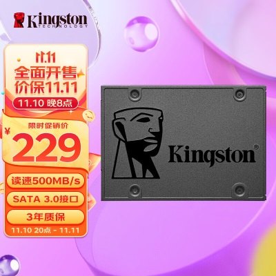 金士顿(Kingston) 480GB SSD固态硬盘 SATA3.0接口a43