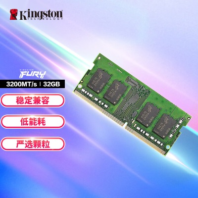 金士顿 (Kingston) FURY 32GB DDR4 2666 笔记本内存条a43