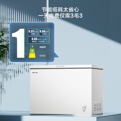 海信（Hisense）300升减霜冰柜家用商用囤货冷柜 金属内胆-35℃大冷冻力冷藏冷冻转换a50