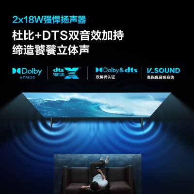 Vidda海信X75+VM3G-T麦克风 家庭KTV娱乐体验套装 杜比音画a50