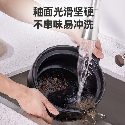 小熊伊万（BEAREWAN）砂锅 砂锅煲汤锅煲仔饭炖锅燃气灶陶瓷锅沙锅瓦煲2.5La57g