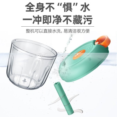 小熊伊万（BEAREWAN）捣蒜器 打压蒜泥捣碎神器 家用拉蒜器绞肉馅搅碎机器a57g