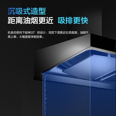 老板【王一博代言款】抽油烟机吸油烟机烟灶套装22风量变频静音聪明油烟机燃气灶家用60X2S+57B0XY 22立方变频+5.0kW液化气 液化气a58