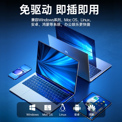 绿巨能 USB3.0高速读卡器 多功能SD/TF读卡器多合一a60