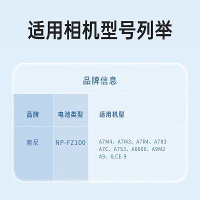 绿巨能（llano）索尼NP-FZ100电池a7m4相机电池a7m3/a7c/a7r3/a7r4/a6600数码微单相机电池充电器套装2400mAha60