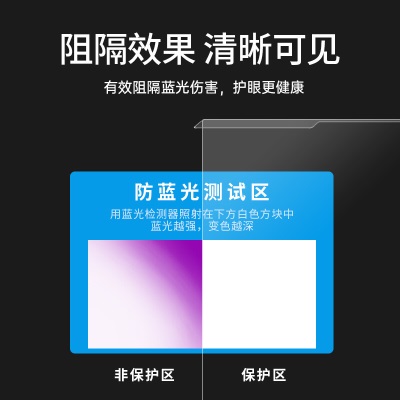 绿巨能（llano）电脑显示器防蓝光保护屏 护眼防蓝光膜 台式电脑屏幕保护罩亚克力悬挂式阻隔板a60