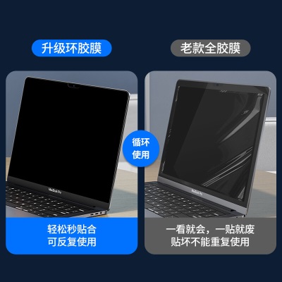 绿巨能（llano）Macbook air/Pro苹果笔记本电脑防窥膜 通用13.3英寸屏幕膜a60